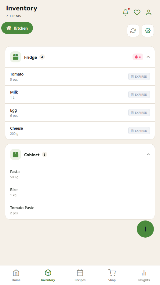 CulinaAI Inventory